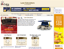 Tablet Screenshot of loan.bizcalcs.com
