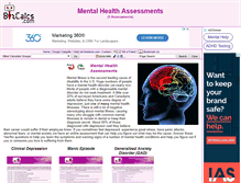 Tablet Screenshot of mentalhealth.bizcalcs.com