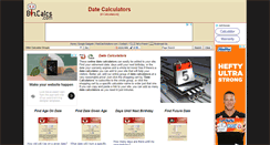 Desktop Screenshot of date.bizcalcs.com