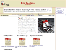 Tablet Screenshot of date.bizcalcs.com