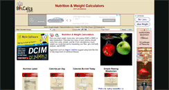 Desktop Screenshot of nutrition.bizcalcs.com